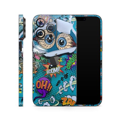 iPhone 14 Pro Max Split Full Wrap Antenna Display Vinyl Skin Des